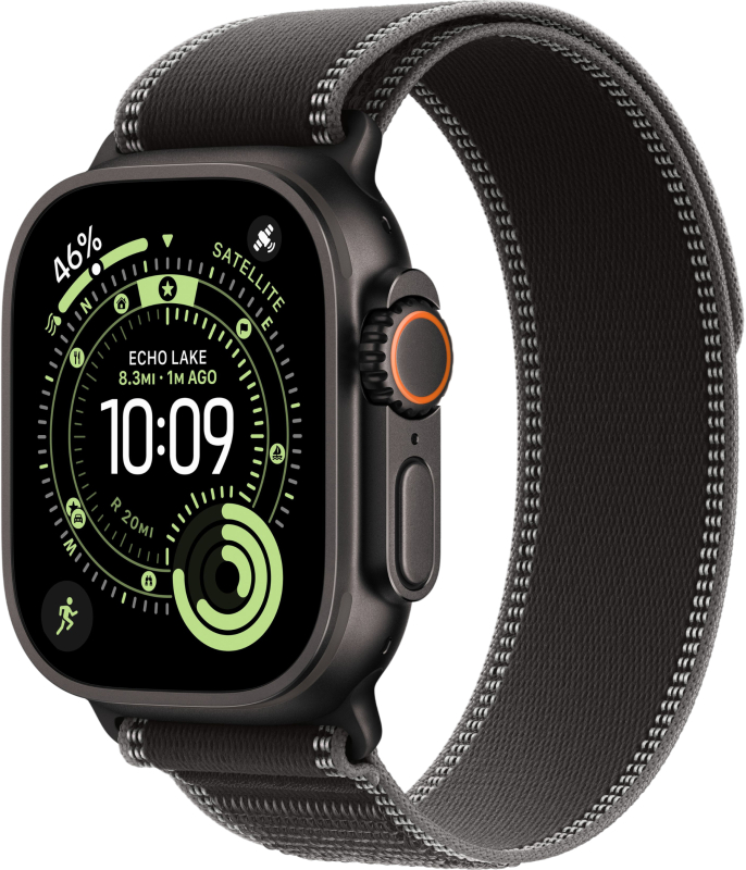 Apple Watch Ultra 3 49mm Black Charcoal Loop S/M