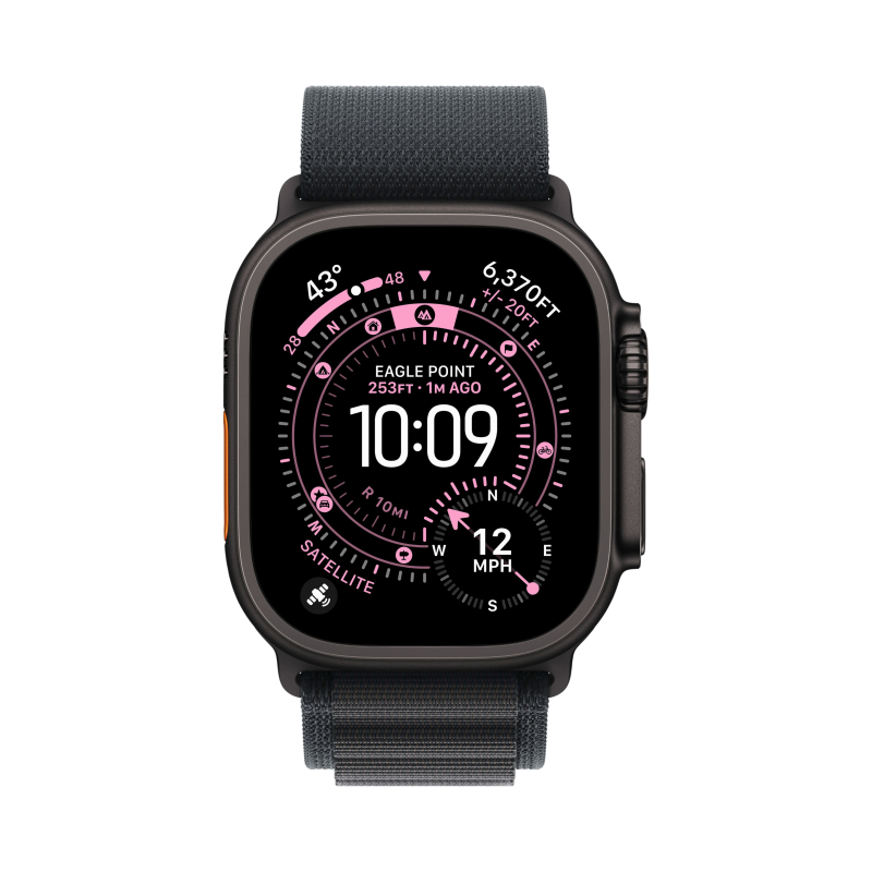 Apple Watch Ultra 3 49mm Black Ti Alp Loop M