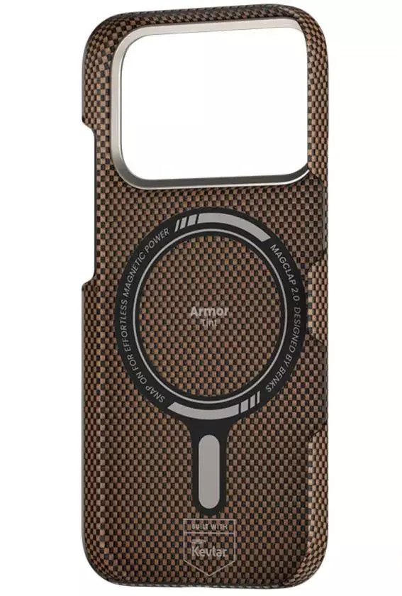 Чехол Benks ArmorGrid Case built with Kevlar для iPhone 17 Pro Max 6.9", цвет золотой (Gold)