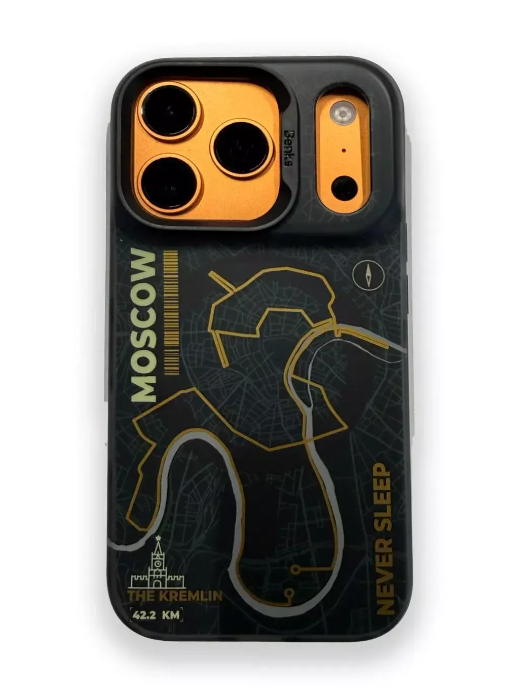 Чехол силиконовый Benks City MOSCOW Phone Case (MagSafe) для iPhone 17 Pro Max 6.9"