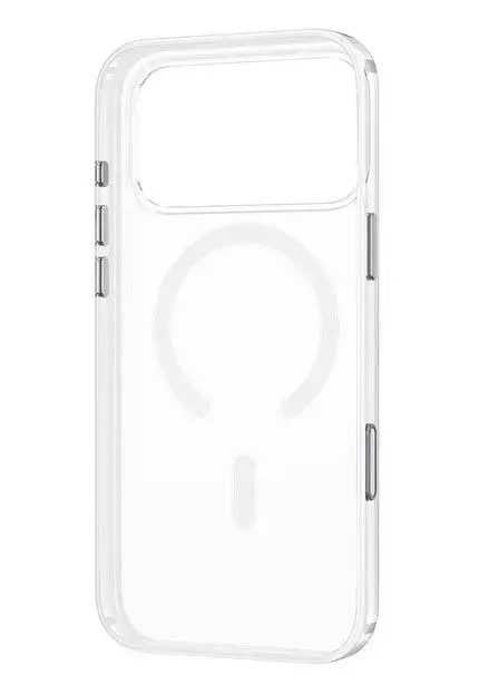 Чехол силиконовый Benks Crystal Case (MagSafe) для iPhone 17 Pro Max 6.9", цвет прозрачный (Transparent)