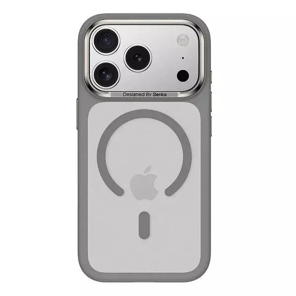 Чехол силиконовый Benks Mist Protective Case (MagSafe) для iPhone 17 Pro Max 6.9", цвет серый (Grey)