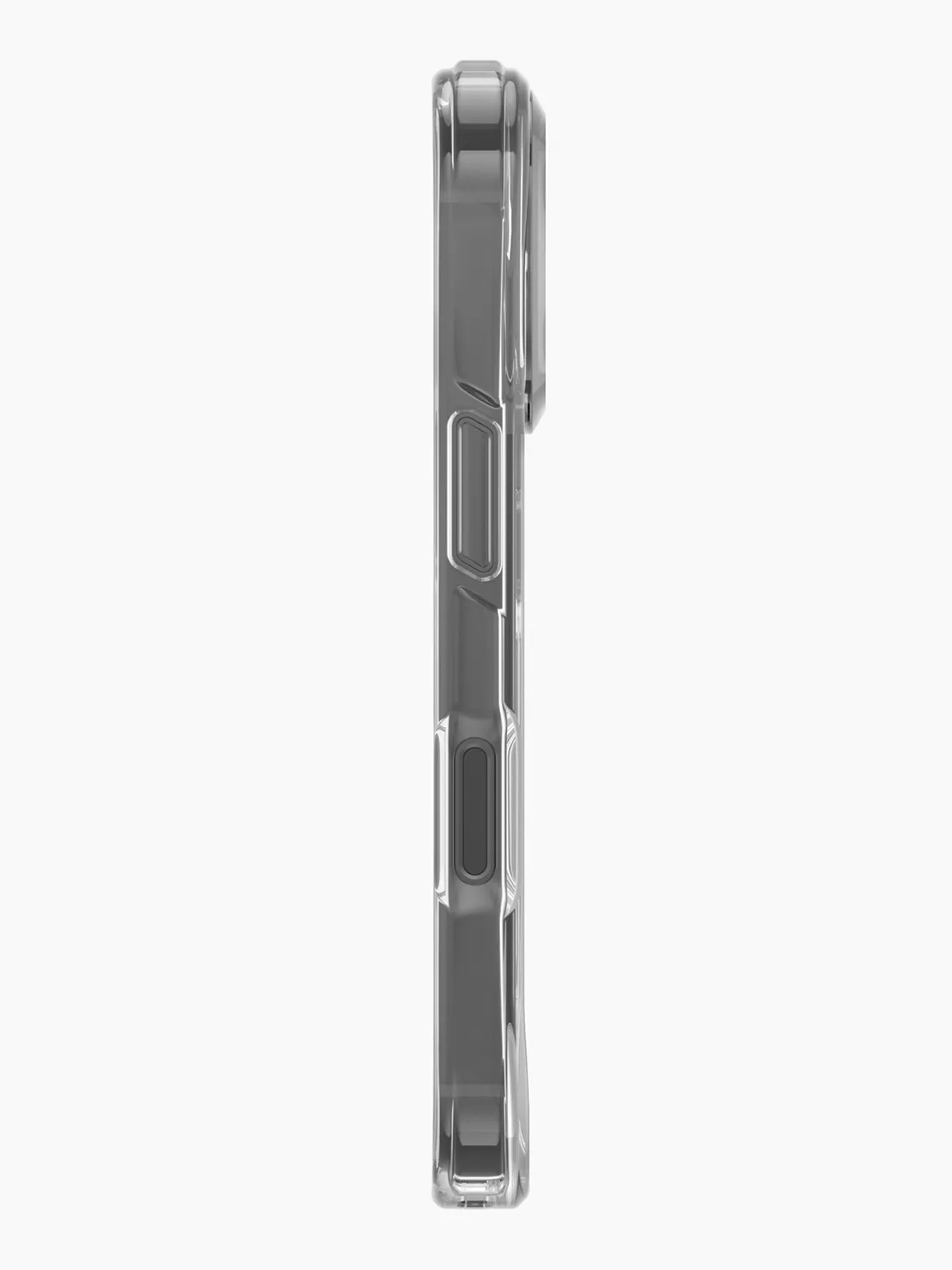Чехол Uniq на iPhone 17 Pro, LifePro Xtreme AF MagSafe, бесшовный, ударопрочный, с усиленными углами AirLite, матовый, прозрачный с серым