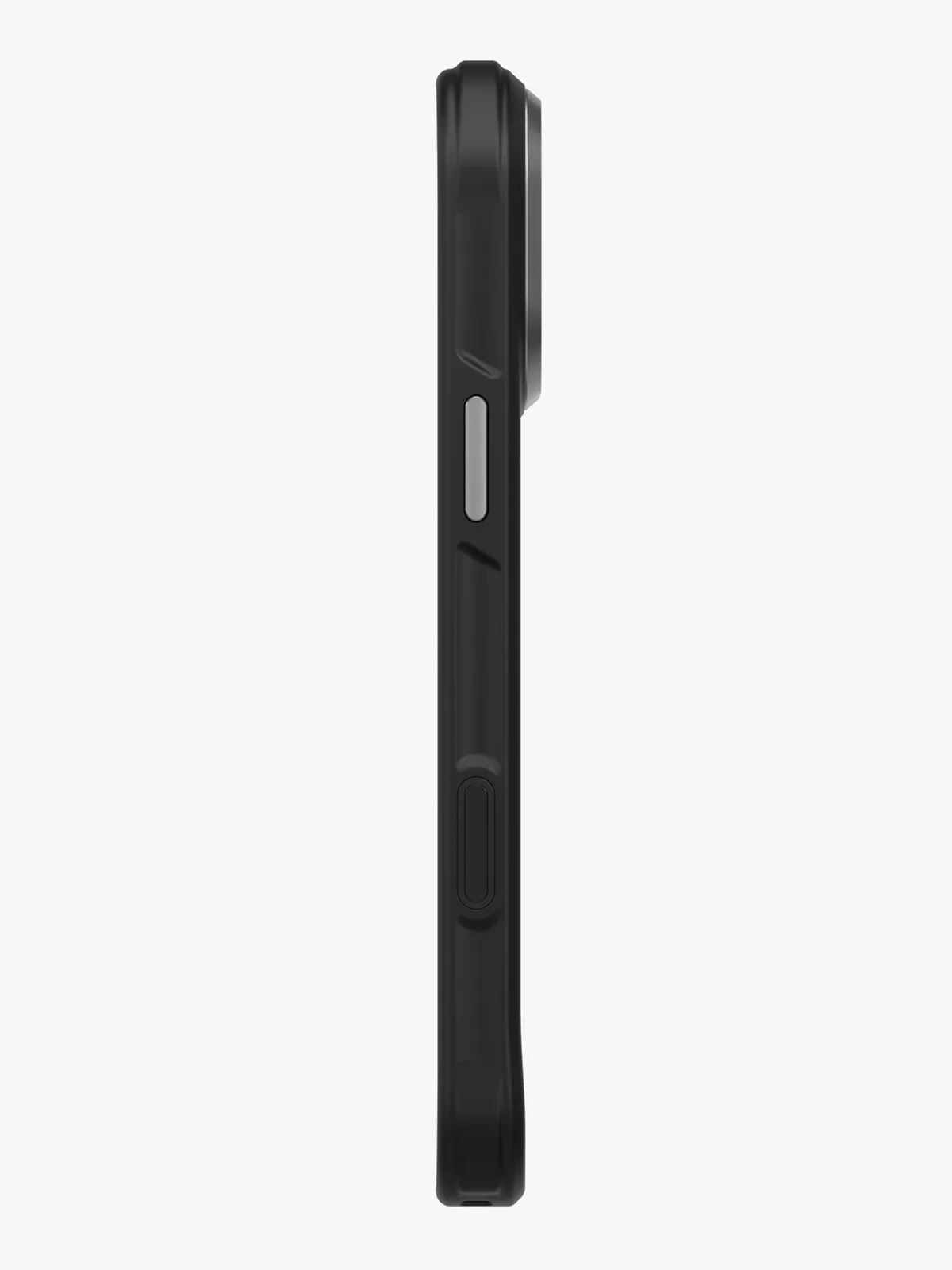 Чехол Uniq на iPhone 17 Pro Max, KEVA MagSafe, ударопрочный из кевлара, с алюминиевой защитой камеры, матовый под карбон, черный