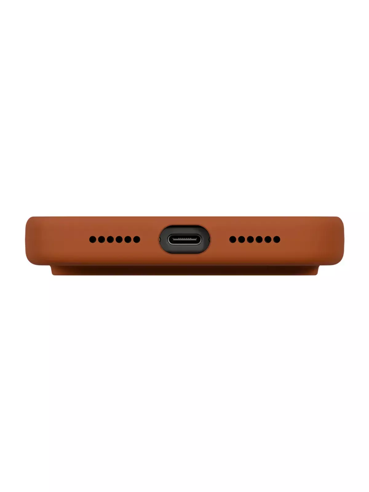 Чехол Uniq на iPhone 17 Pro Max, LINO MagSafe, силиконовый, с эффектом Soft-Touch, с рамкой для защиты камеры, оранжевый
