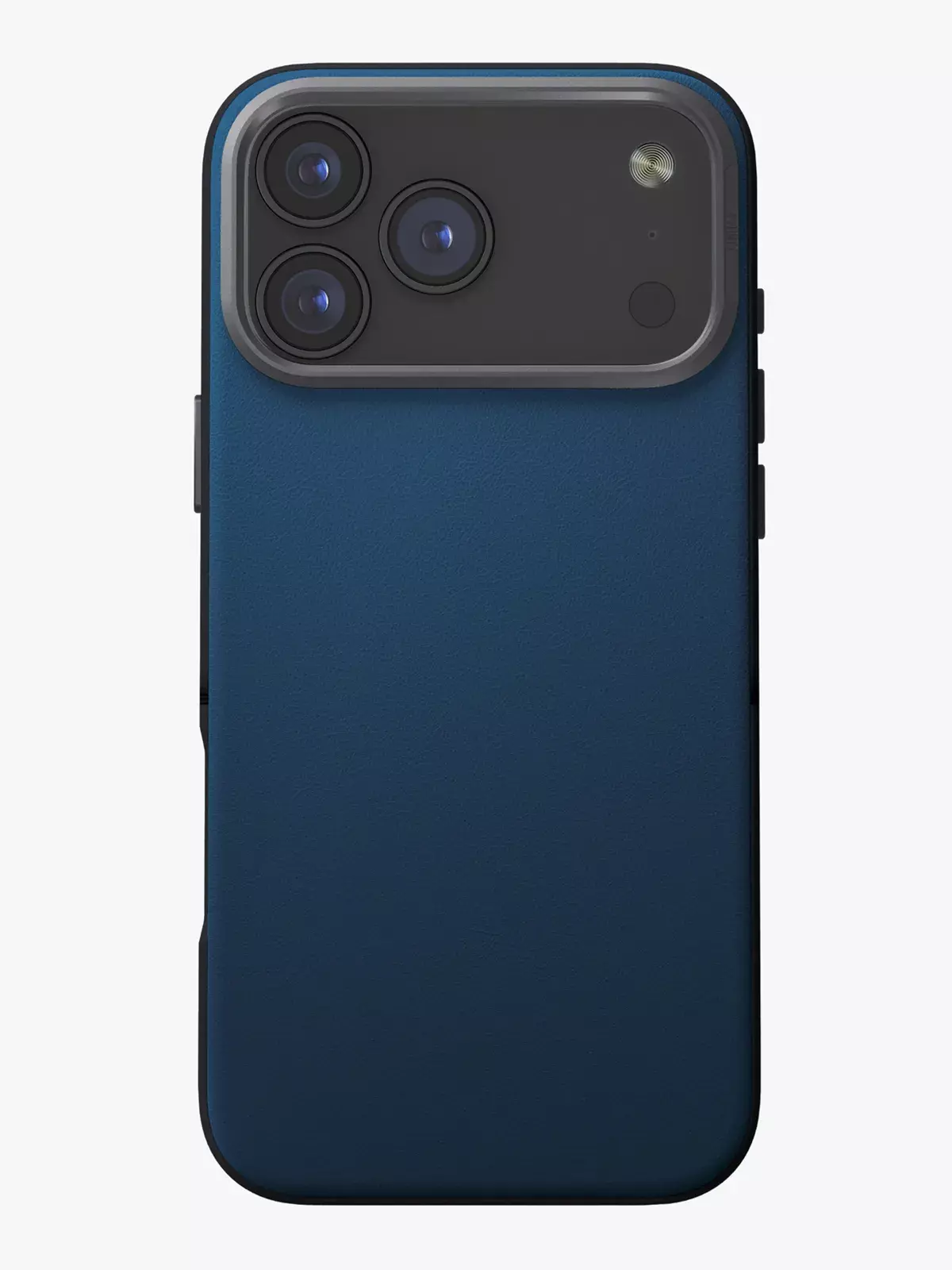 Чехол Uniq на iPhone 17 Pro Max, Lyden DS MagSafe, из премиальной экокожи, с металлической защитой камеры, синий