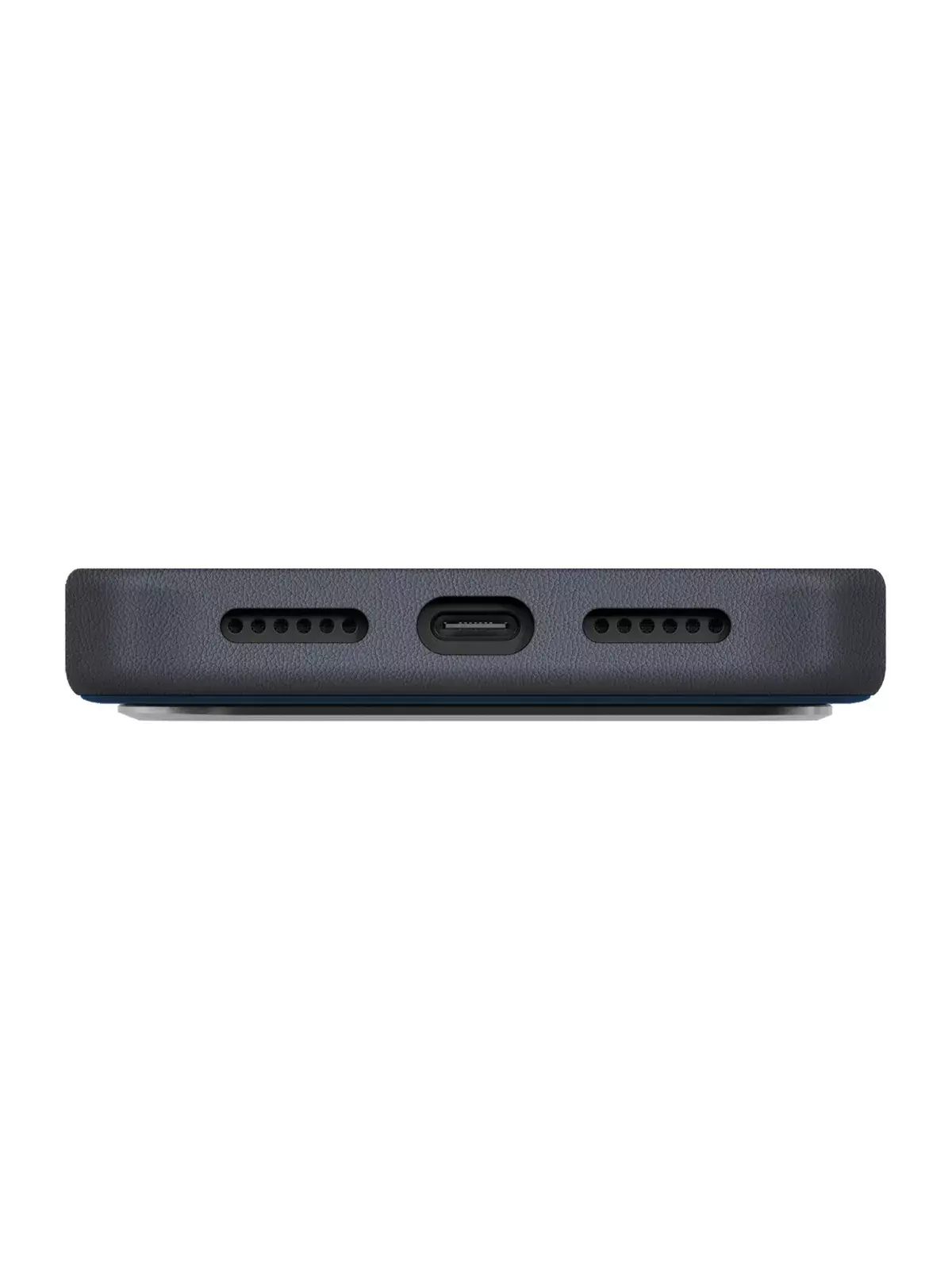 Чехол Uniq на iPhone 17 Pro Max, Lyden DS MagSafe, из премиальной экокожи, с металлической защитой камеры, синий