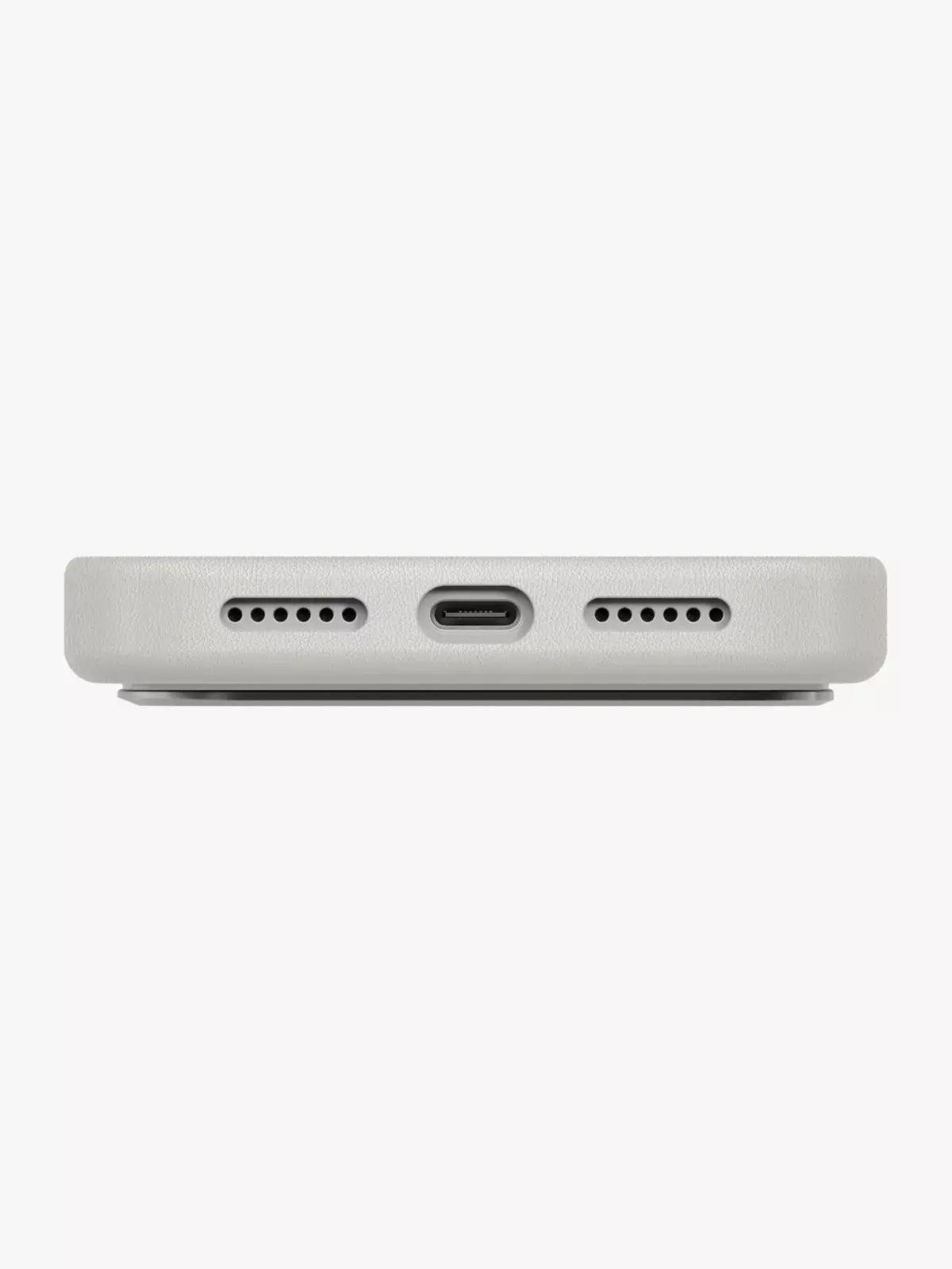 Чехол Uniq на iPhone 17 Pro Max, Lyden MagSafe, из премиальной экокожи, с металлической защитой камеры, серый