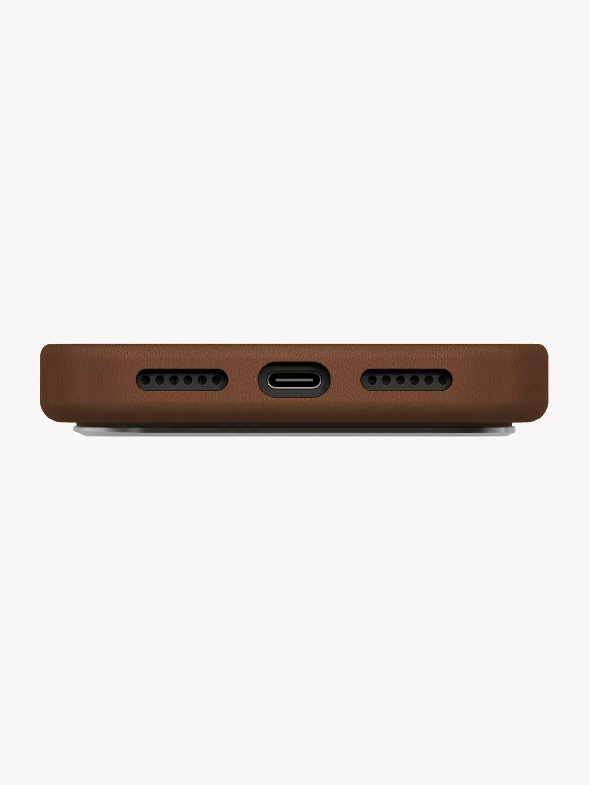 Чехол Uniq на iPhone 17 Pro Max, Lyden MagSafe, из премиальной экокожи, с металлической защитой камеры, коричневый